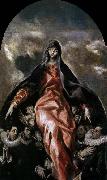 GRECO, El The Madonna of Charity Spain oil painting artist